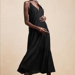 Seersucker Maxi Dress